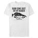 Men's Mad Engine White National Lampoon's Christmas Vacation Eat My Rubber Graphic T-Shirt