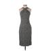 Michael Kors Casual Dress - Midi Halter Sleeveless: Black Dresses - Women's Size 4