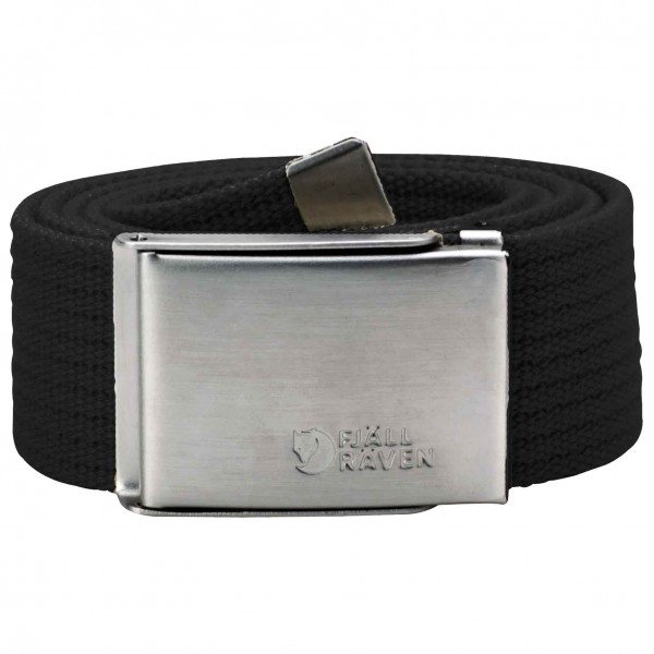 Fjällräven - Canvas Belt - Gürtel Gr 120 x 4 cm grau/schwarz