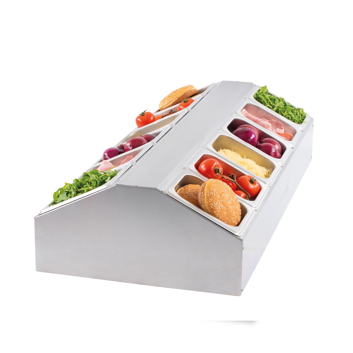 Aufsatzbord für 12 x GN1/6 - für zentrale Aufstellung CSBG1216C Casselin Image