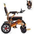 Folding Electric wheelchairs Wheelchair All Terrain Light Motor Powered Scooters Electric Wheelchair 12A Aluminum Lithium Battery 15 km