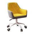 Knjlwa Swivel Desk Chair Mid Back Office Chair Ergonomic Swivel Chair Velvet Computer Chair with Lumbar Support for Office Home, Living Room (Max Load 150kg) for Home Office Chair