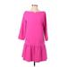 Victoria Beckham for Target Casual Dress - DropWaist: Pink Solid Dresses - Women's Size Small