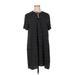 Old Navy Casual Dress - Shirtdress: Black Polka Dots Dresses - Women's Size X-Large