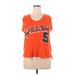 Russell Athletic Active Tank Top: Orange Activewear - Women's Size X-Large