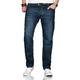 Comfort-fit-Jeans ALESSANDRO SALVARINI "ASMarco" Gr. W40 L30, Länge 30, blau (as202, dunkelblau) Herren Jeans Comfort Fit