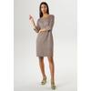 Jerseykleid ANISTON SELECTED, Damen, Gr. 36, N-Gr, bunt (apfelgrün, sanftes weiß, himbeer), Jersey, Sweatware, Obermaterial: 66% Polyester, 31% Viskose, 3% Elasthan, Jacquardmuster, gemustert, elegant, figurumspielend kniefrei, Rundhals, 3/4-Ärmel,...