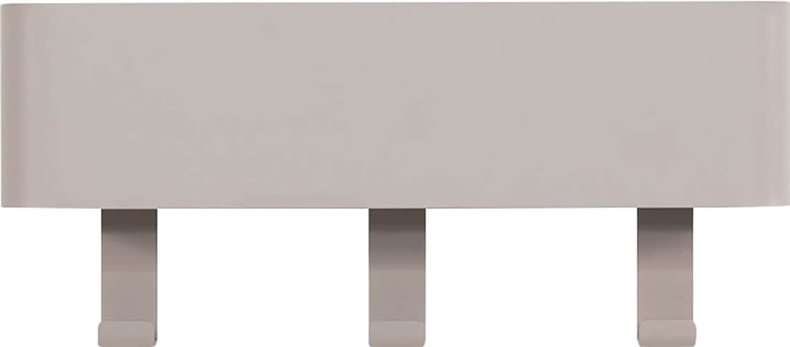 Garderobenhaken SPINDER DESIGN, grau, B:27cm H:12cm T:7,5cm, Metall, Garderobenhalter, Garderobenhaken, Metall, Breite 27 cm