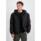 Winterjacke ALPHA INDUSTRIES "ALPHA Men - Parka & Winter Jackets Hooded Puffer FN" Gr. L, schwarz (black) Herren Jacken Übergangsjacken