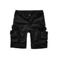 Stoffhose BRANDIT "Brandit Herren Kids Urban Legend Shorts" Gr. 122/128, Normalgrößen, schwarz (black) Jungen Hosen Baumwoll- Stoffhosen