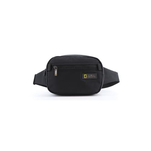 „Gürteltasche NATIONAL GEOGRAPHIC „“Mutation““ Gr. B/H/T: 8.5 cm x 14.00 cm x 21 cm, schwarz Taschen Gürteltaschen aus recyceltem Polyester“