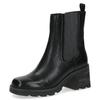 Chelseaboots CAPRICE, Damen, Gr. 37, schwarz, Nappaleder, Elastischer Einsatz, klassisch, Schuhe, mit Innen-Reißverschluss für leichten Einschlupf