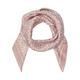 Seidentuch CALVIN KLEIN "SILK MONOGRAM BANDANA 70X70" rosa (ash rose) Damen Modetücher Halstücher