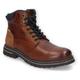 Schnürschuh CAMEL ACTIVE Gr. 42, braun (cognac, blau) Herren Schuhe Schnürboots Business-Schuhe