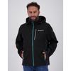 Softshelljacke DEPROC ACTIVE "NUNAVUT MEN II", Herren, Gr. M (50), schwarz, 96% Polyester; 4% Elastan mit TPU Membrane, sportlich, Langarm mit verstellbarem Klettverschluss, Jacken, auch in Großen Größen erhältlich