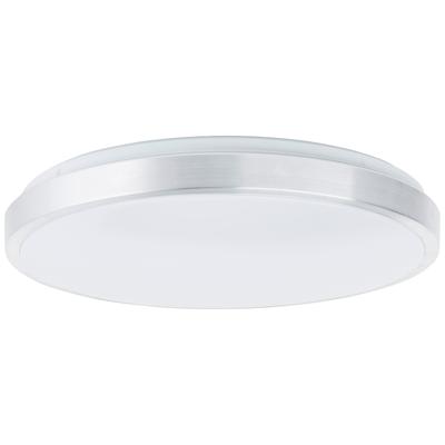 BRELIGHT LED Wandleuchte "Livius", silber (nickelfarben, aluminiumfarben, weiß), Ø 48,00cm H: 9,00cm, Lampen, D 49 cm, 3800 lm, 3000-6500 K, CCT, dimmbar, nickelfarben Image
