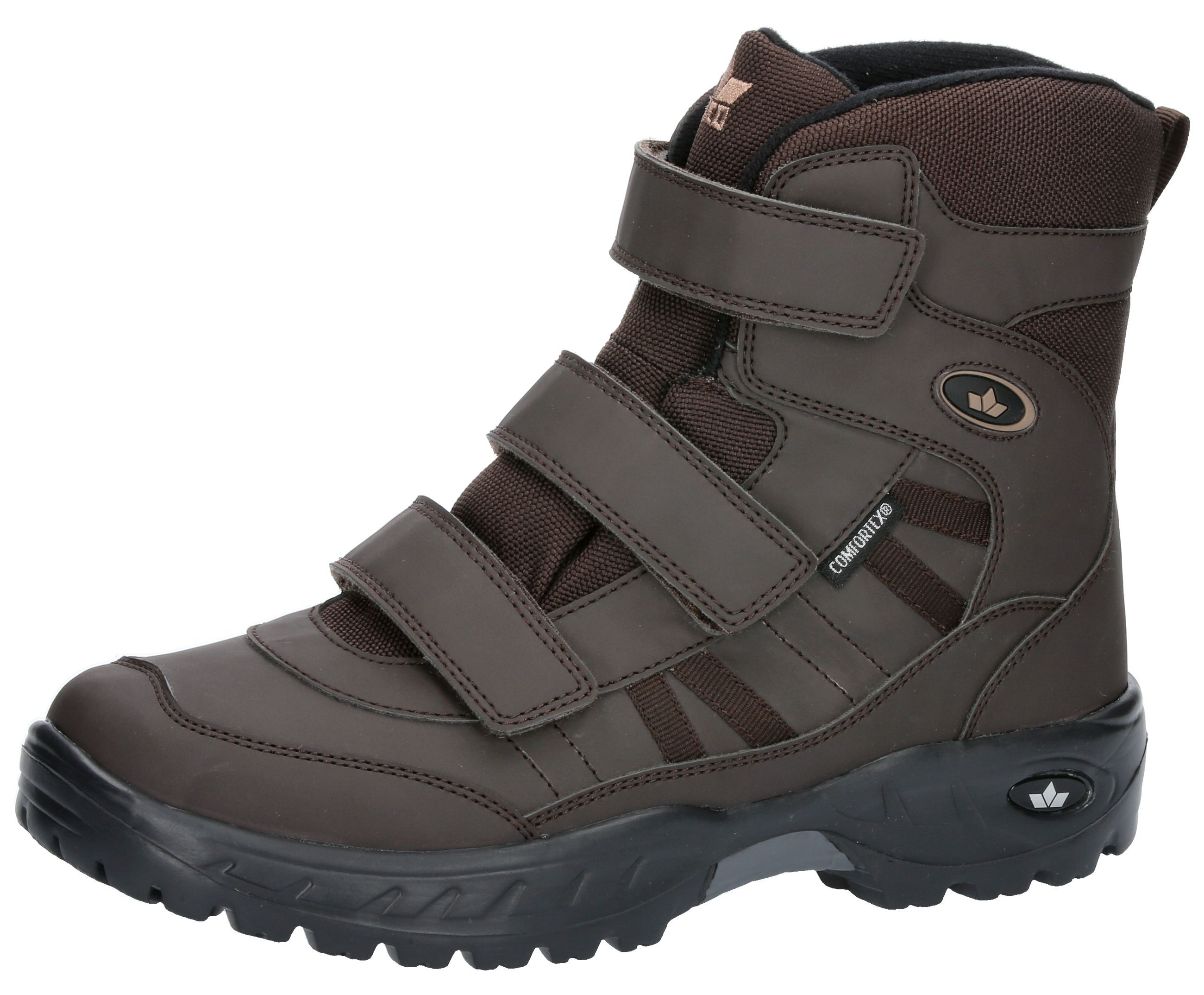 Winterboots LICO "Winterboot Wildlife V", Herren, Gr. 40, braun, Synthetik, Schuhe Winterboots