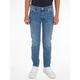 Straight-Jeans TOMMY HILFIGER "MODERN STRAIGHT" Gr. 16, N-Gr, blau (mid blue) Jungen Jeans