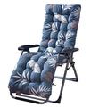 Sun Lounger Chair Cushions Sofa Patio Cushions Sundlight Chaise Mattress Recliner Padded Seat Cushion Chair Rocking with Ties and Top Cover Recliner Chair Cushion Chaise Lounge Chair ( Color : G , Siz