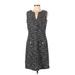 Karl Lagerfeld Paris Casual Dress V-Neck Sleeveless: Black Dresses - Women's Size 6