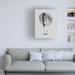 Ebern Designs Bleeding Moon Canvas in Gray/White | 14 H x 19 W x 2 D in | Wayfair 0DE8E92D070C44E889BF6DB5D727E500