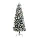 The Holiday Aisle® Lighted Artificial Christmas Tree - Stand Included | 15.7 D in | Wayfair 5812996C603540728C6A82F0E810D540