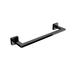 WS Bath Collections Dado Wall Mounted Towel Bar Metal in Black | 1.6 H x 13.4 W x 3.2 D in | Wayfair Dado 61208.23