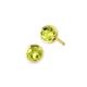 Orolino Ohrstecker 585/- Gold Peridot Grün 1,2Cm Glänzend