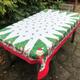 Vintage Christmas Print Tablecloth Oblong Christmas Gift