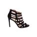 Enzo Angiolini Heels: Gladiator Stilleto Cocktail Party Black Print Shoes - Women's Size 8 - Open Toe