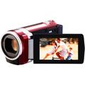 JVC GZ-HM440REU Full HD Camcorder (SD-Kartenslot, 40-fach optischer Zoom, 6,9 cm (2,7 Zoll) Display, HDMI-Kabelanschluss) rot