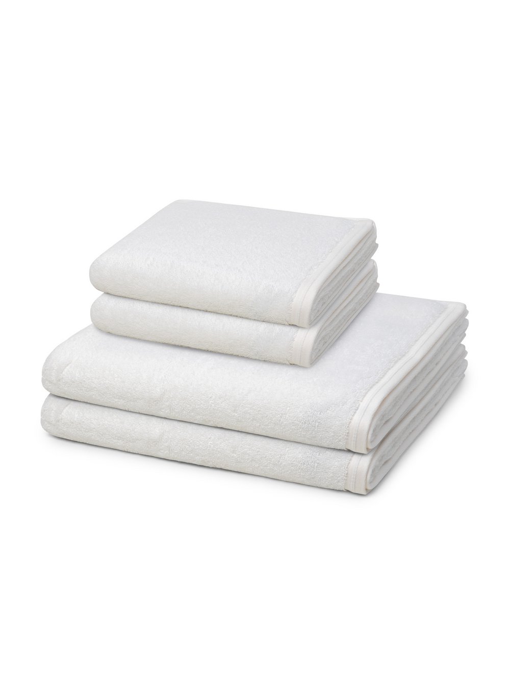 Vossen Handtuchset 2-teilig Damen weiß, ONE SIZE Image