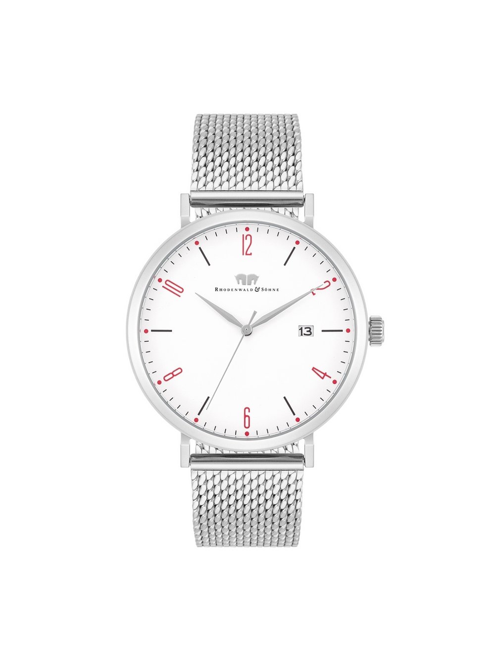 Rhodenwald & Söhne Quarzuhr Herren silber, ONE SIZE Image