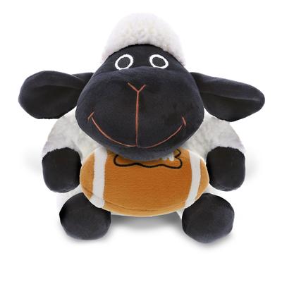 DolliBu Huggable Black Nose Sheep Stuffed Animal with Football Plush - 6 inches