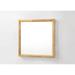 Nova Domus Santa Barbara Modern Natural Rectangular Mirror - White/Oak