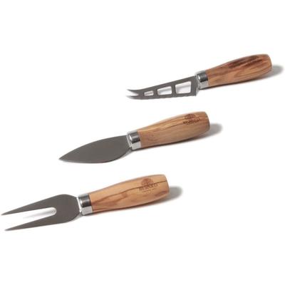 Berard Olive Wood Cheese Knives 3 Piece Set