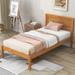 Platform Bed Frame with Headboard Wood Slat Support