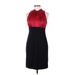 Allen B. by Allen Schwartz Casual Dress: Burgundy Dresses - Women's Size 6