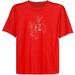 Hartford Hawks Youth Red Cascading Flowers T-shirt