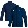 Men's adidas Navy Fresno State Bulldogs Midweight Full-Zip Jacket