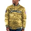 Men's Starter Gold New York Yankees 2023 Subway Series Bronx Bomber Full-Snap Jacket