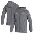 Men's adidas Gray Fresno State Bulldogs Tiro 21 Full-Zip Windbreaker Jacket