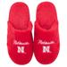 Women's ZooZatz Nebraska Huskers Team Faux Fur Slippers