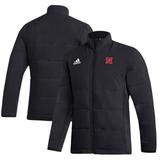 Men's adidas Black Nebraska Huskers Midweight Full-Zip Jacket