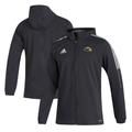 Men's adidas Black Southern Miss Golden Eagles Tiro 21 Full-Zip Windbreaker Jacket