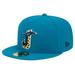 Men's New Era Teal Jacksonville Jaguars City Originals 59FIFTY Fitted Hat