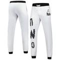 Men's White nWo Chenille Sweatpants