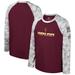 Youth Colosseum Maroon/Camo Arizona State Sun Devils OHT Military Appreciation Dark Star Raglan Long Sleeve T-Shirt