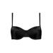 Plus Size Women's The Balconette - Satin by CUUP in Black Shine (Size 30 B)