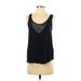 French Connection Tank Top Black Scoop Neck Tops - Women's Size 0